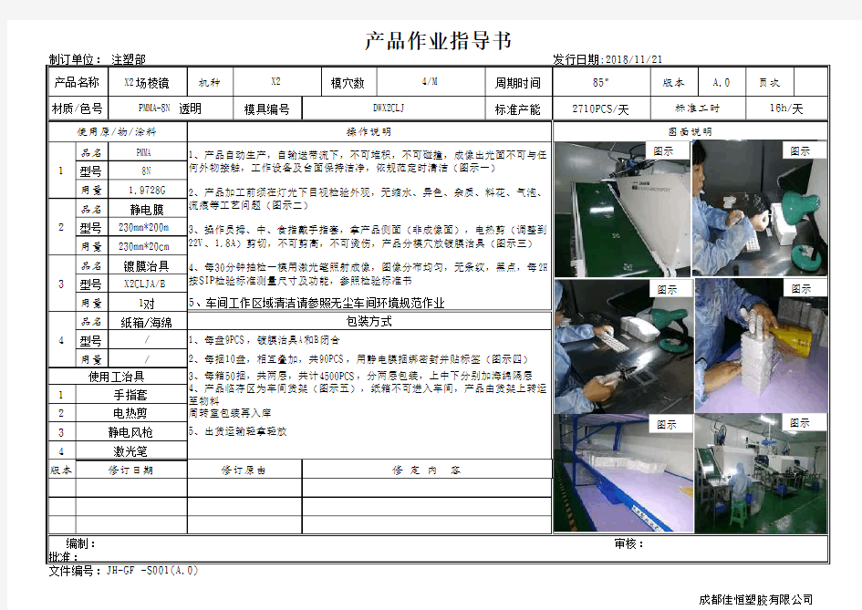 产品作业指导书