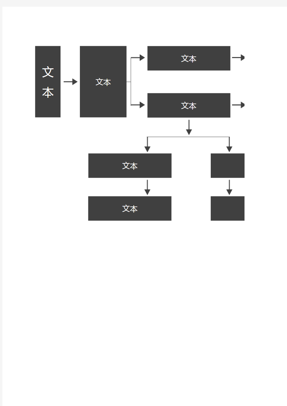 Excel表格通用模板：流程图模板