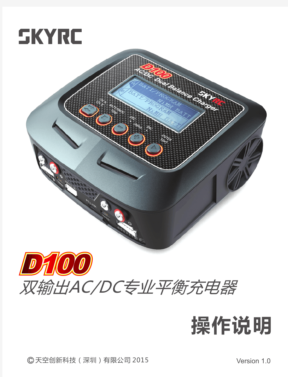 D100 充电器说明书