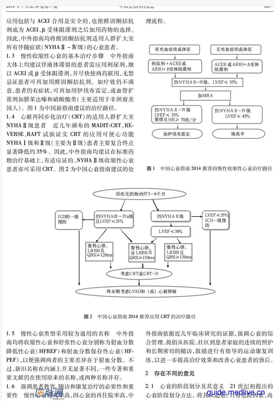 2014年中国心力衰竭指南基本特点和内容要点