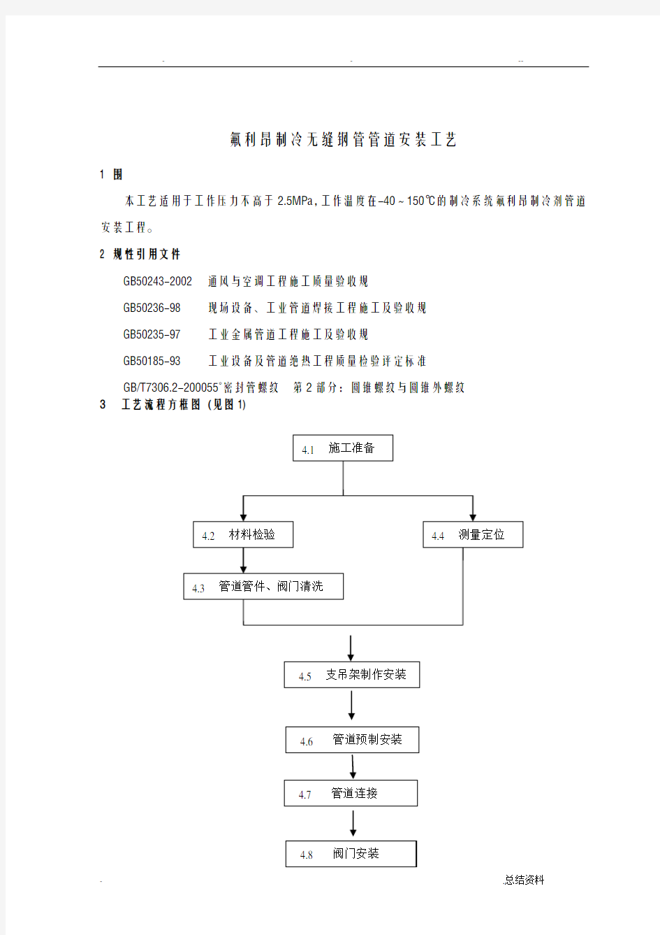 无缝钢管管道安装工艺