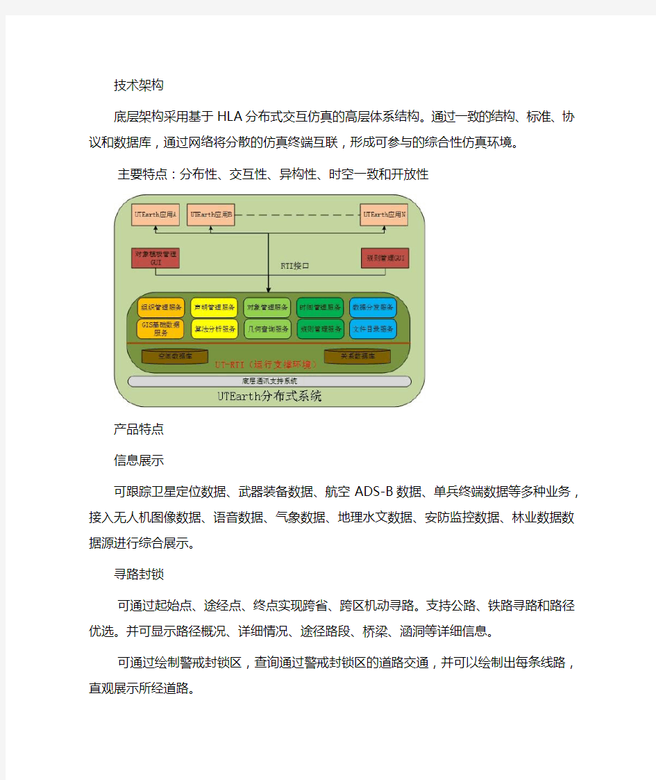 三维电子沙盘系统介绍