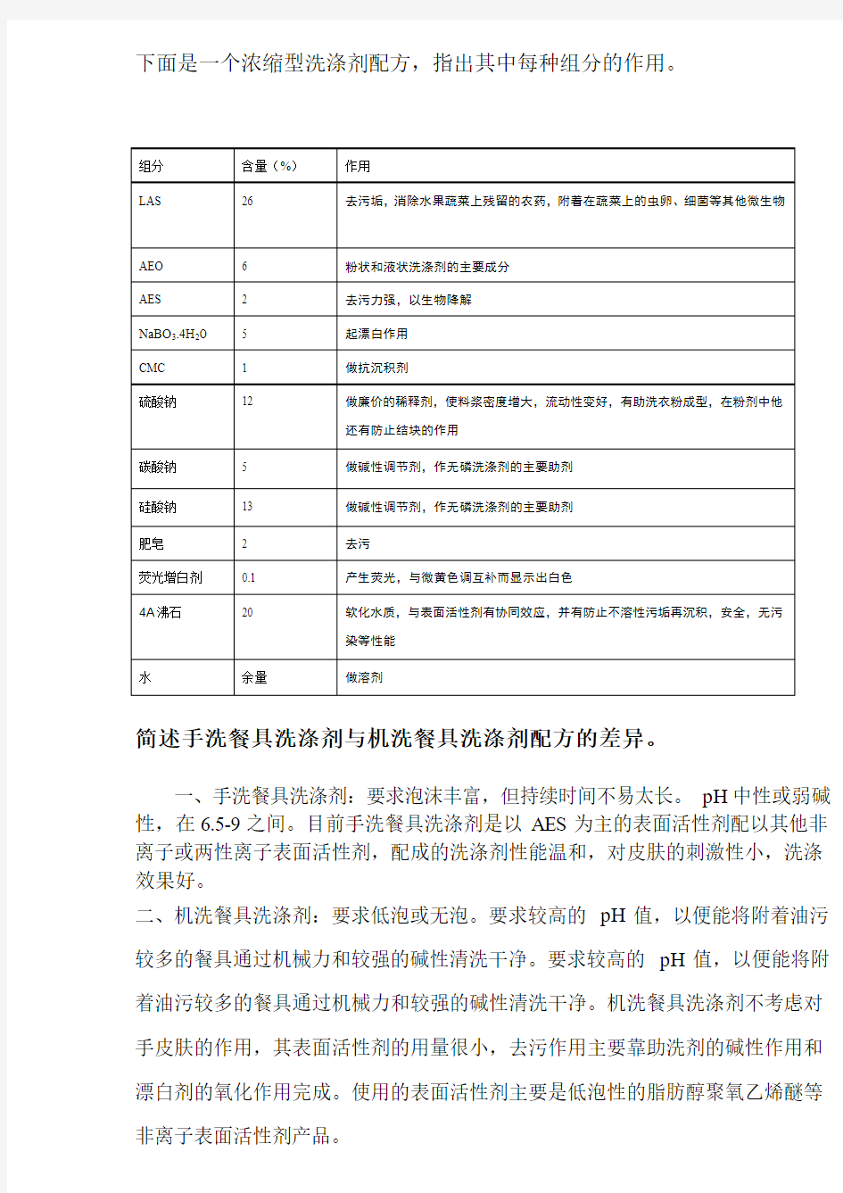 精细化工工艺学汇总题