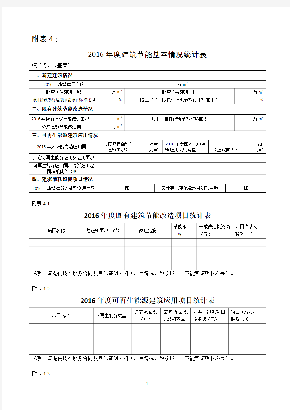 2016建筑节能基本情况统计表