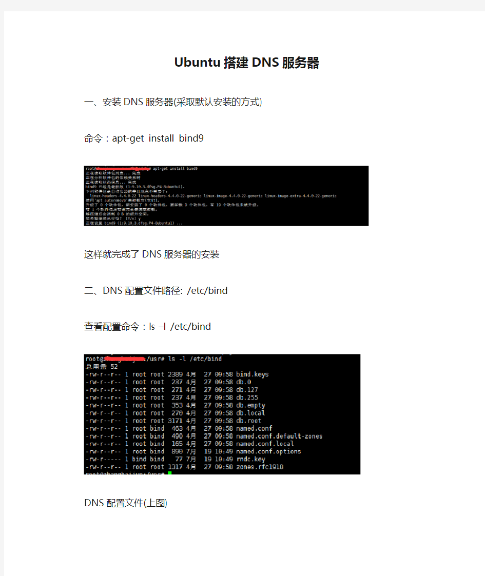 Ubuntu搭建DNS服务器