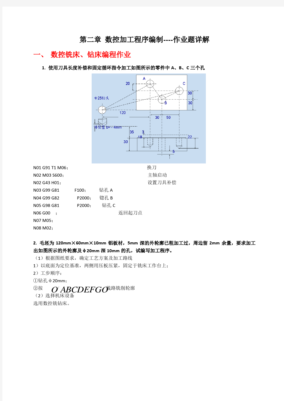 数控加工程序编制