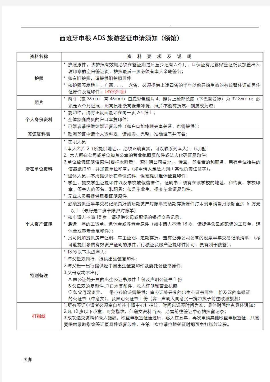 西班牙ADS签证需知