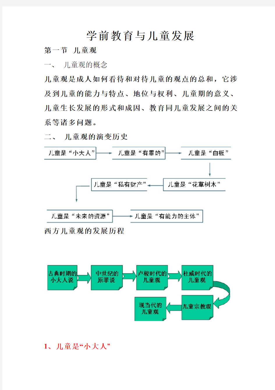 学前教育与儿童发展