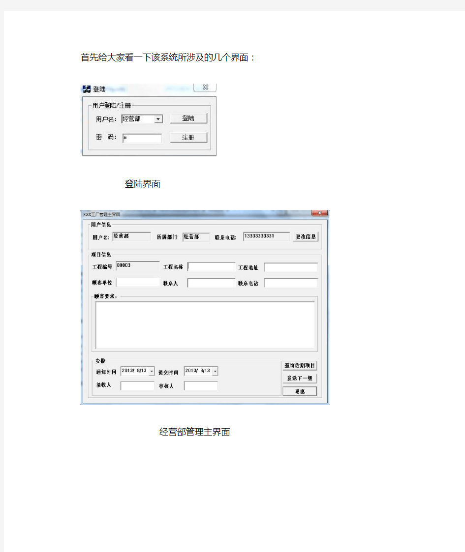 MFC设计项目管理界面心得