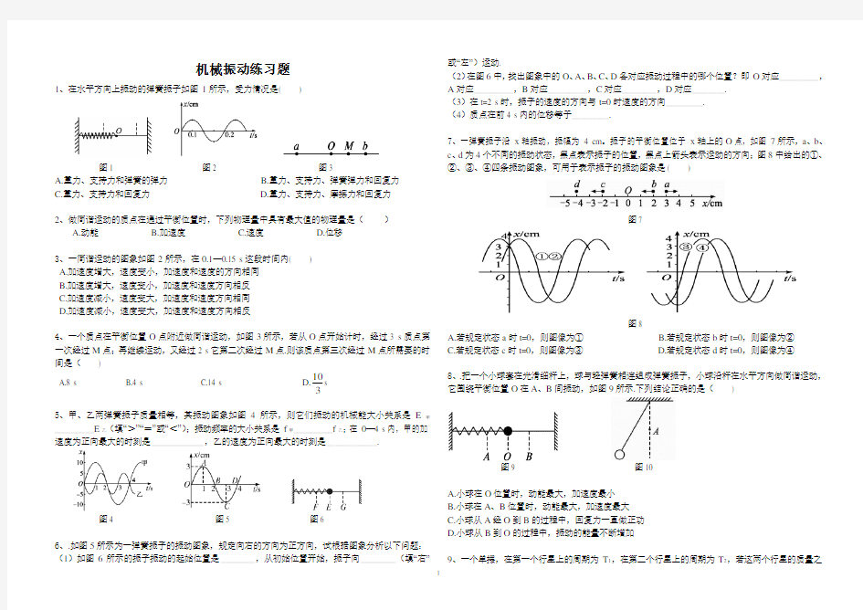 机械振动练习题