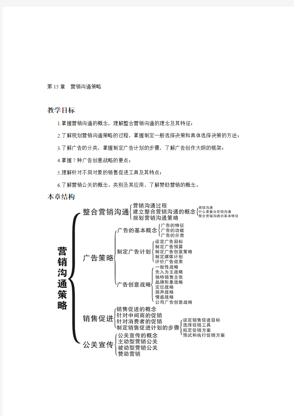 营销沟通策略