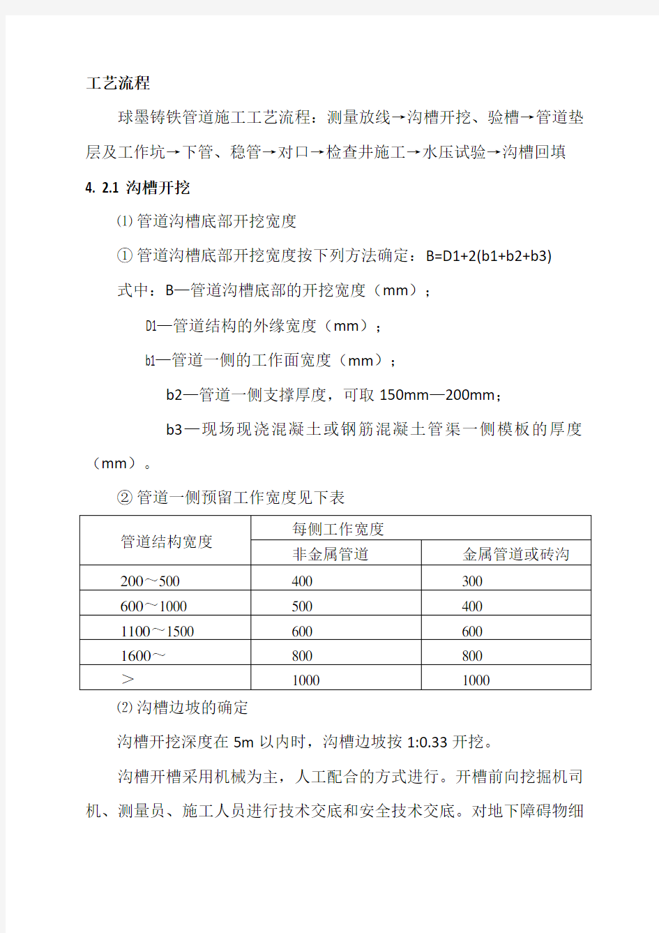 给水管道施工方案范文