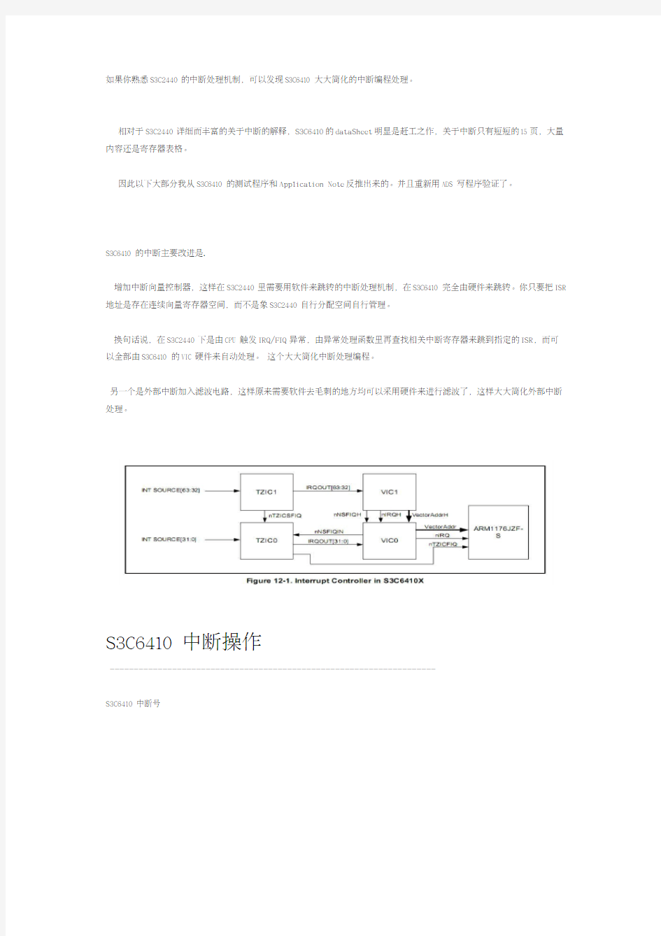 6410中断分析