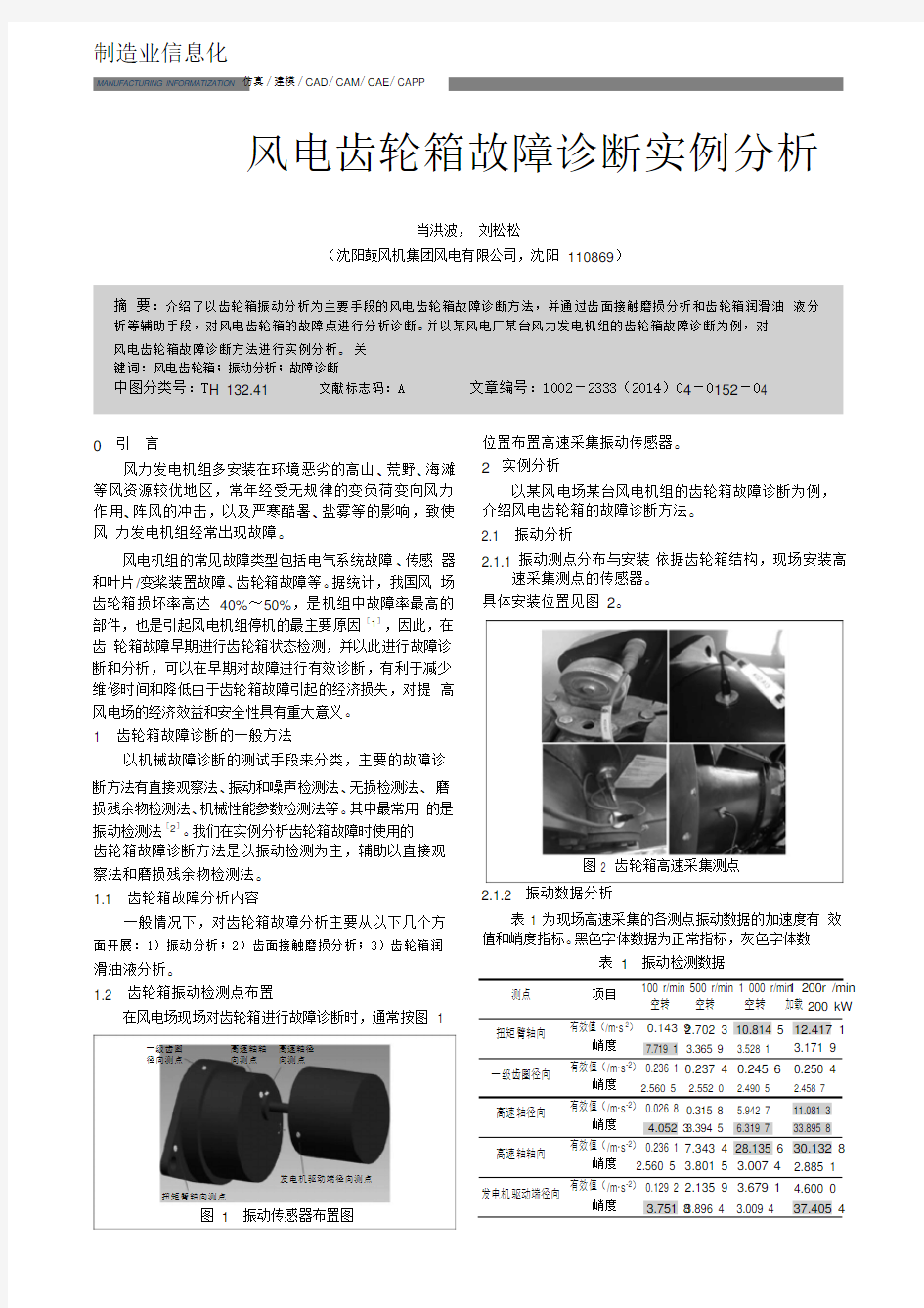 风电齿轮箱故障诊断实例分析.pdf