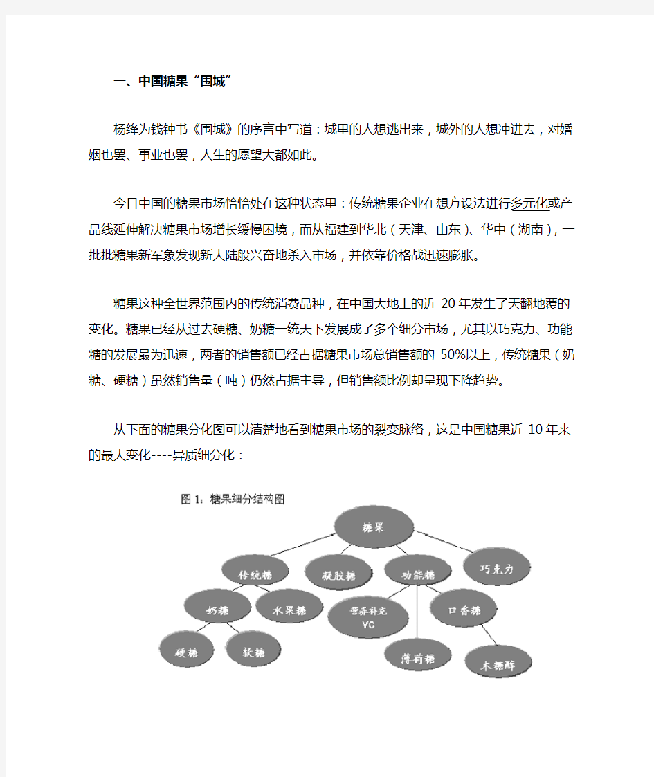 中国糖果市场研究