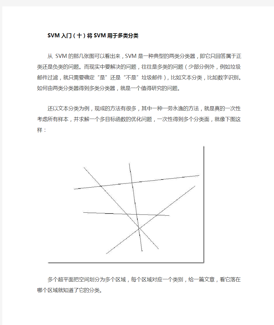 SVM入门(十)将SVM用于多类分类