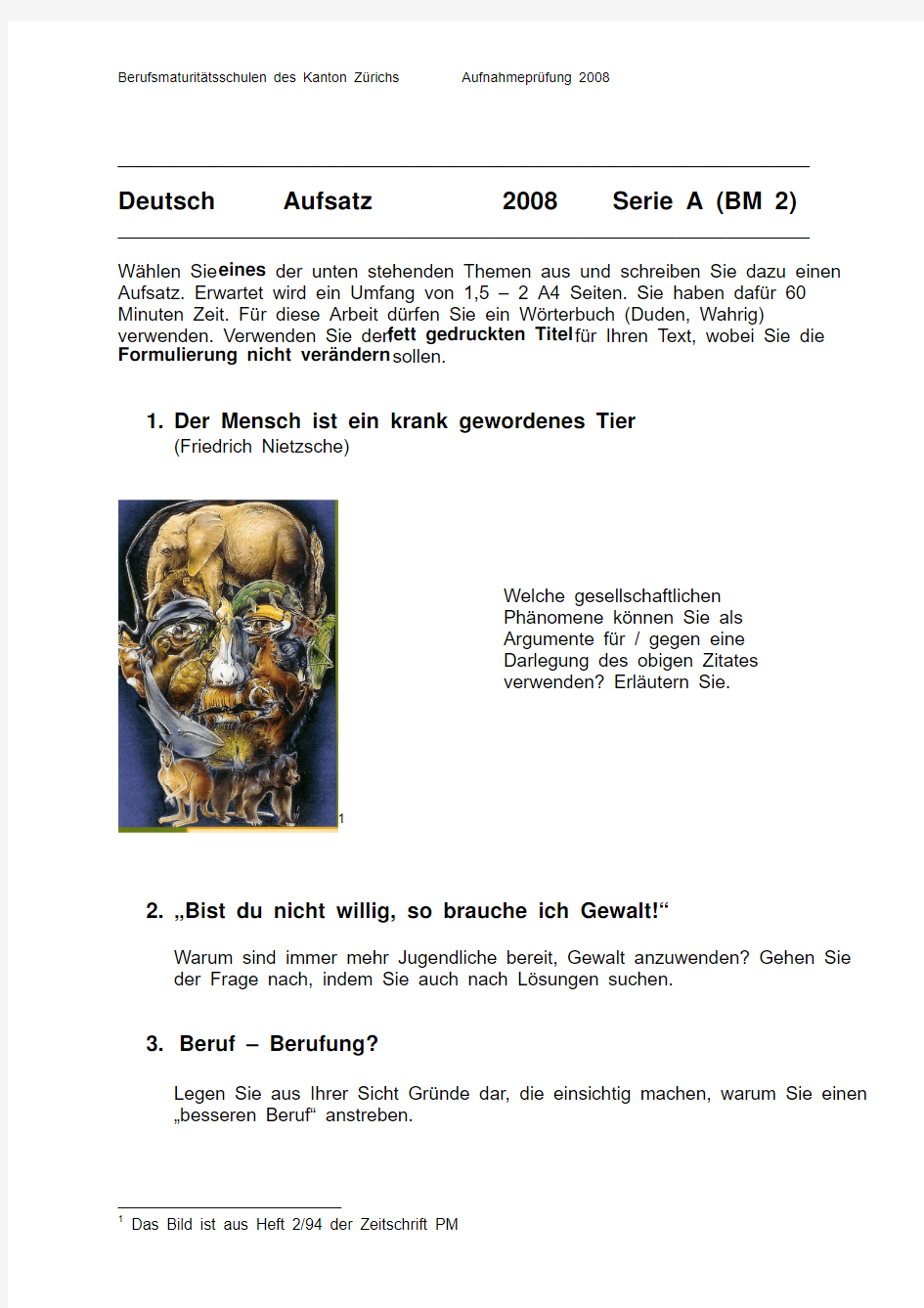 德语考试热门作文主题pdf