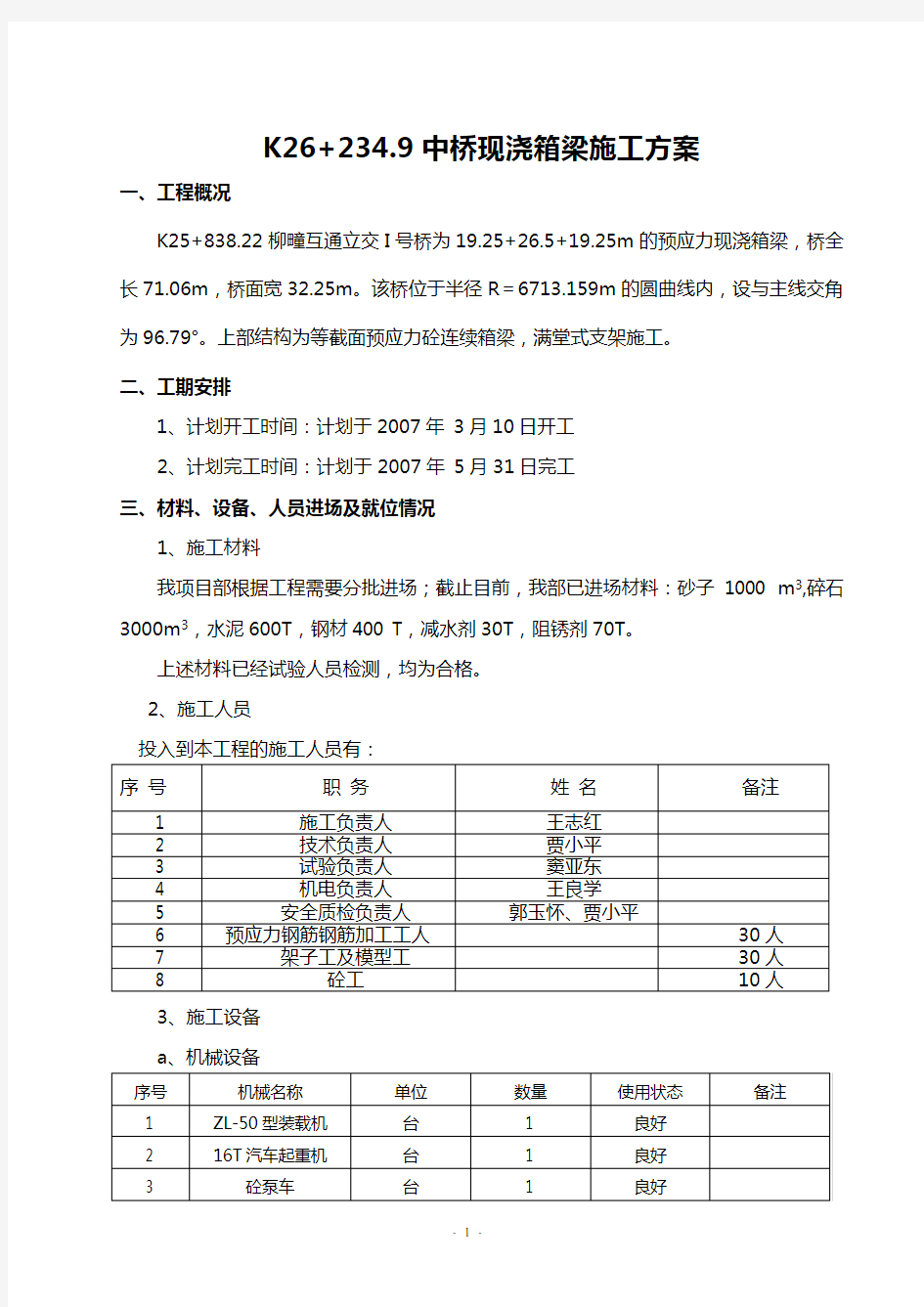 预应力现浇箱梁施工方案