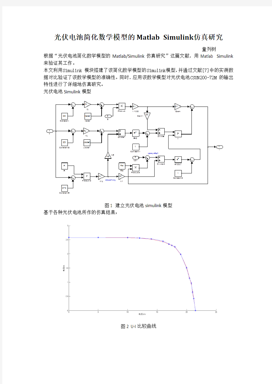 光伏电池simulink仿真