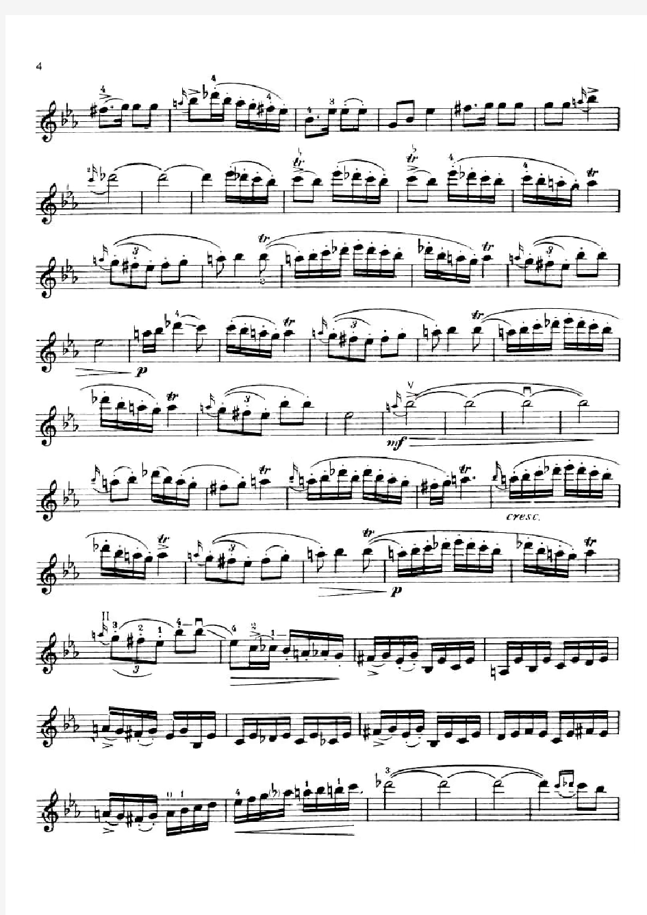 海菲茨演奏：《霍拉舞曲》附小提琴独奏曲谱__
