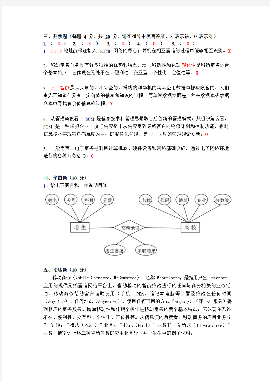 上海交通大学继续教育学院网络教育试题(模拟)资料
