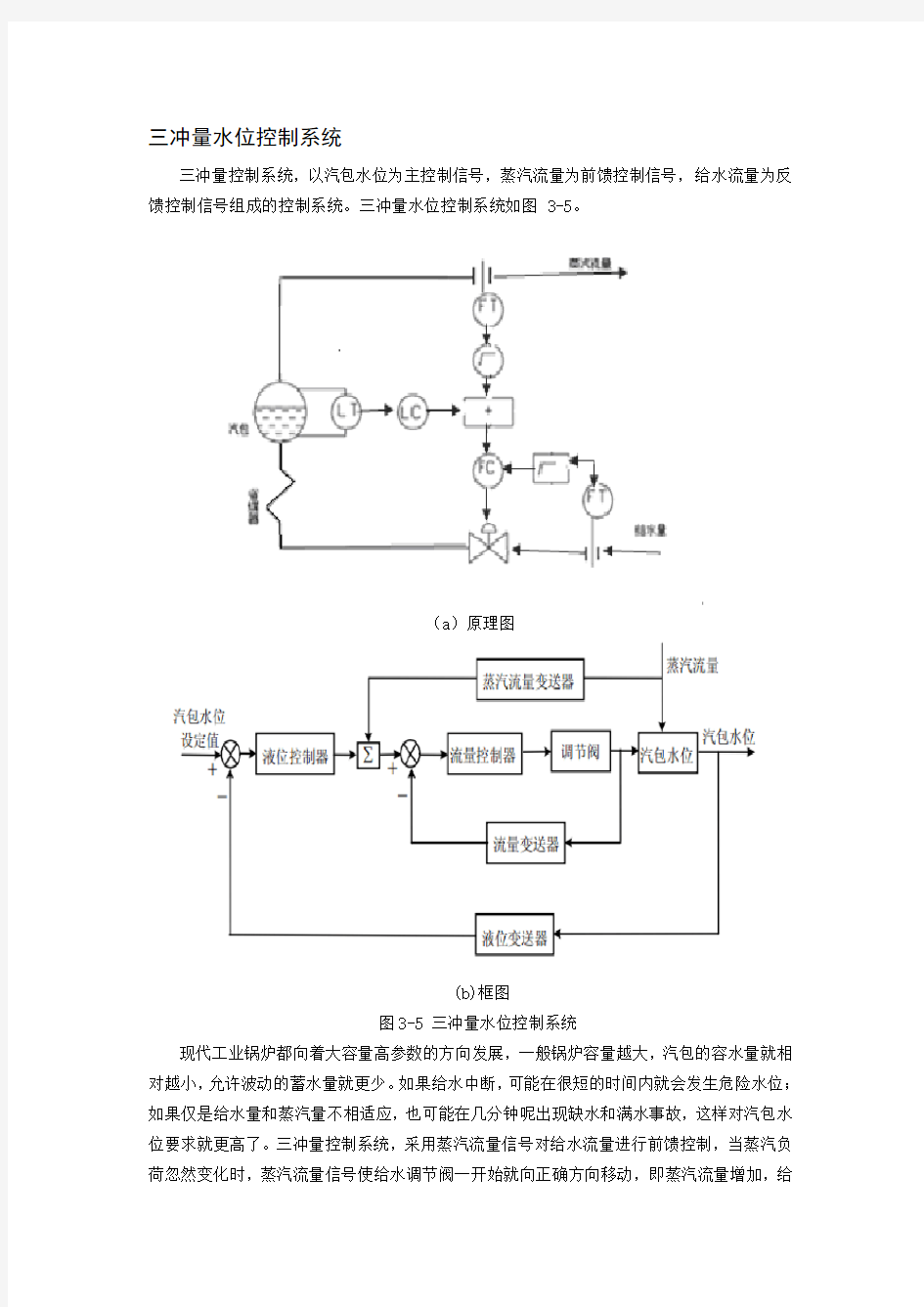 三冲量水位控制系统