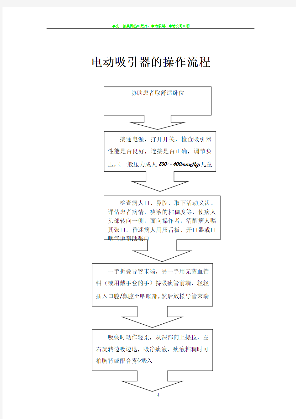 电动吸引器的操作流程2