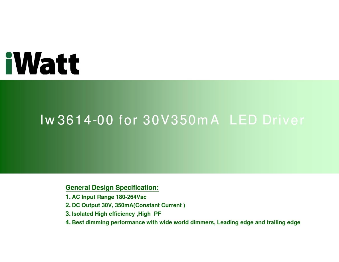 Dimmable%20LED%20driver%20iW3614-00%20%20for%2030V350mA