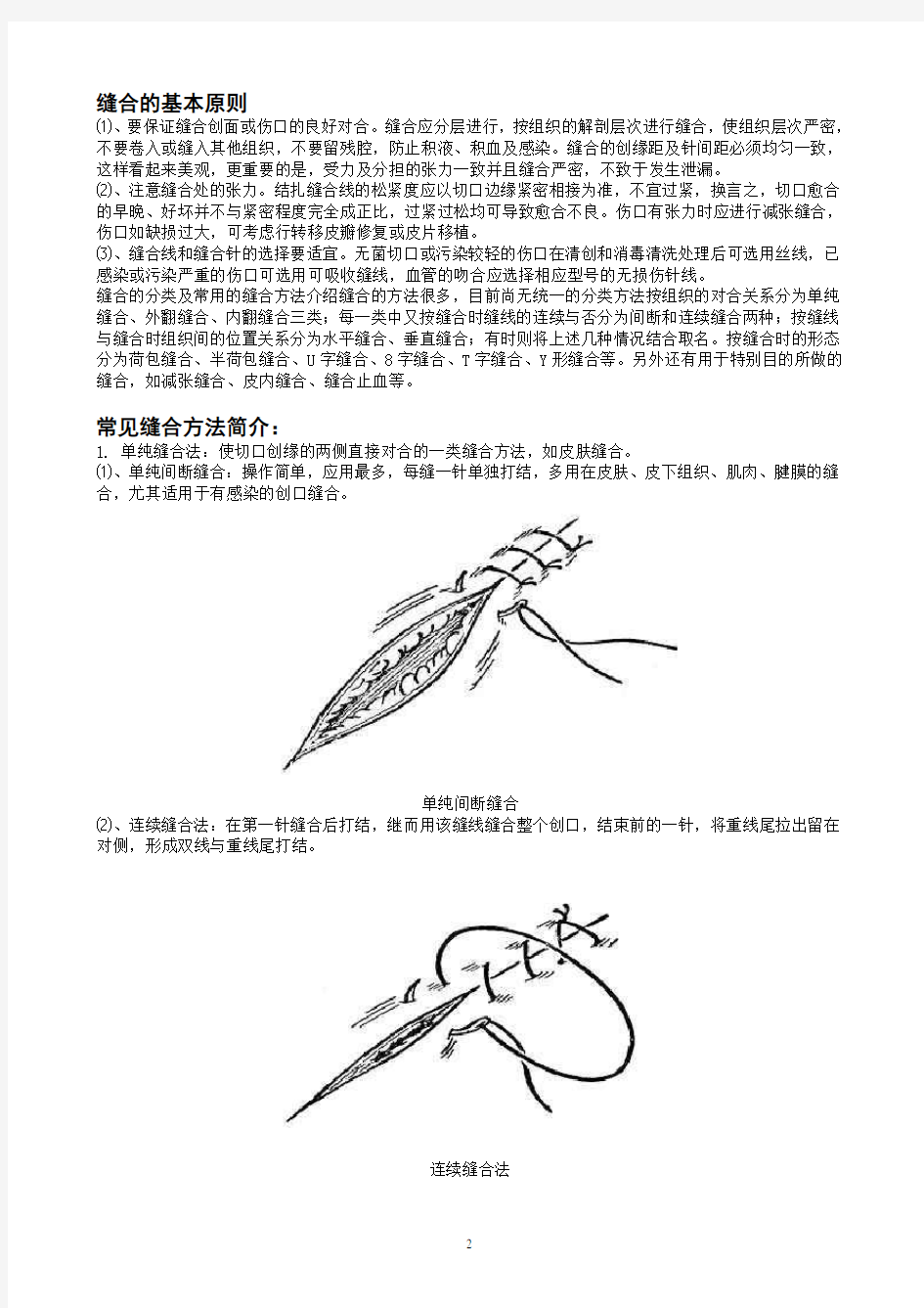 《外科手术缝合方法图解》2012版