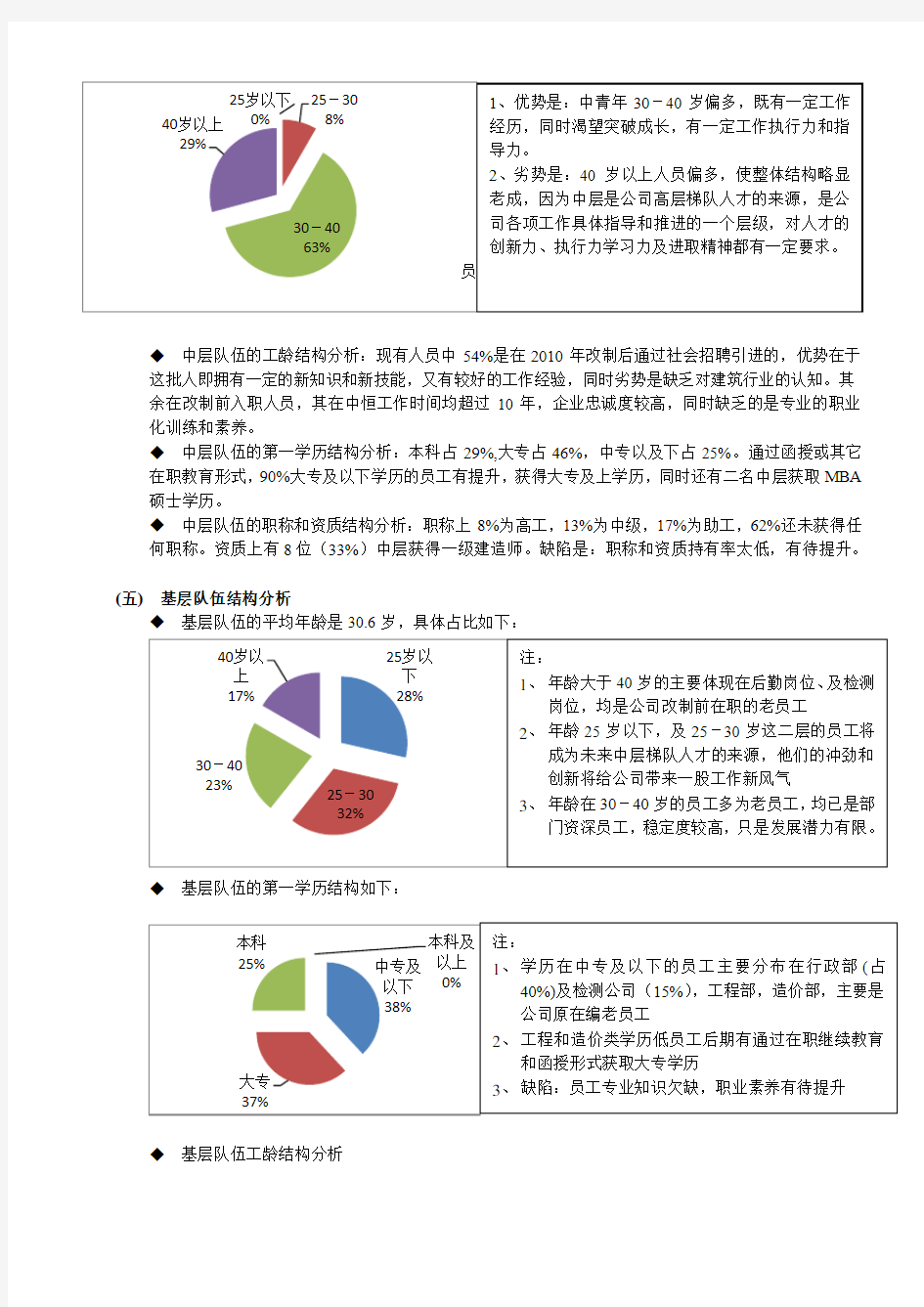 公司年度人力资源状况分析2013