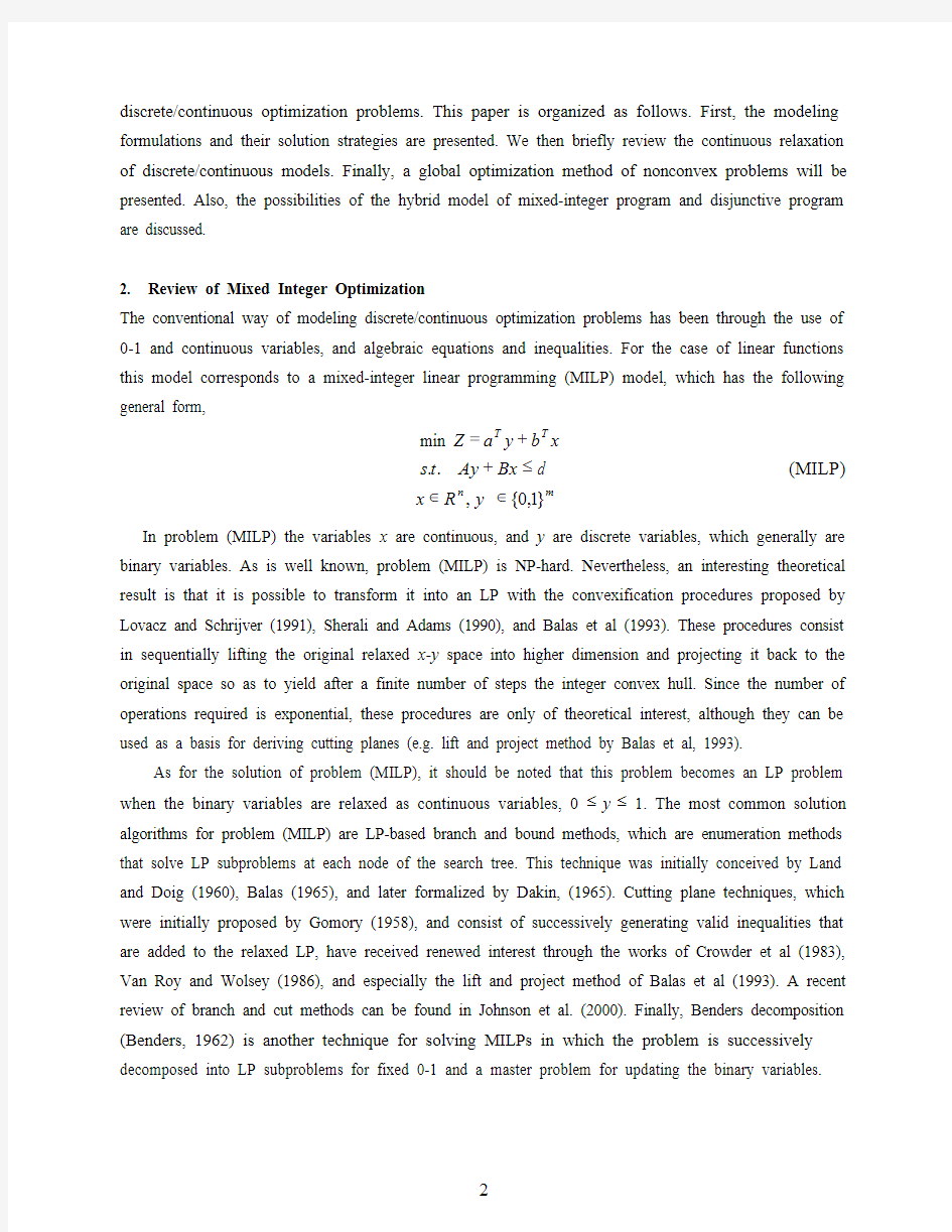 Abstract Logic-based Modeling and Solution of Nonlinear DiscreteContinuous Optimization Pro