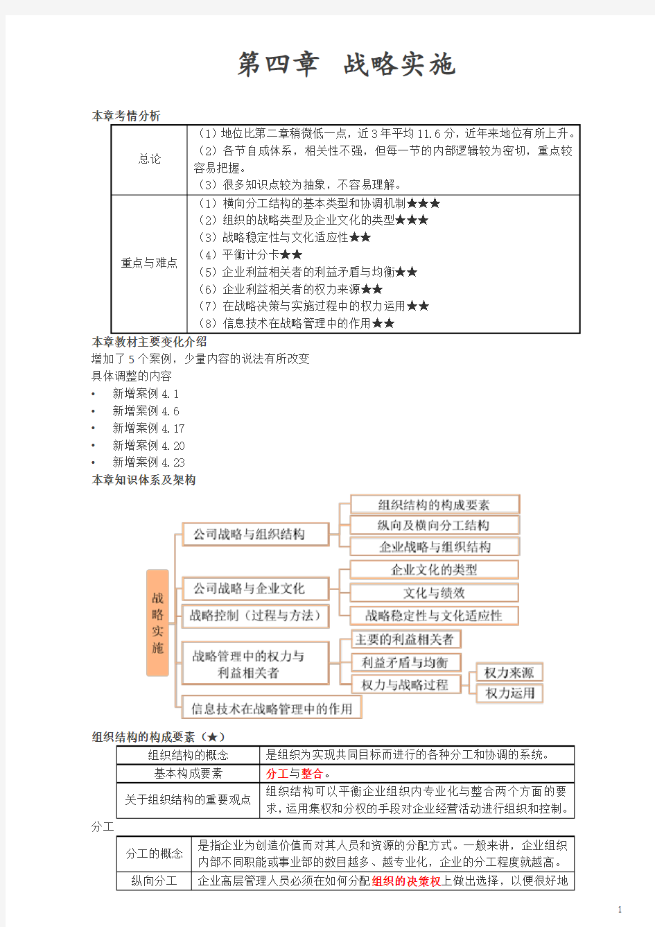 组织结构的构成要素,纵向分工结构一