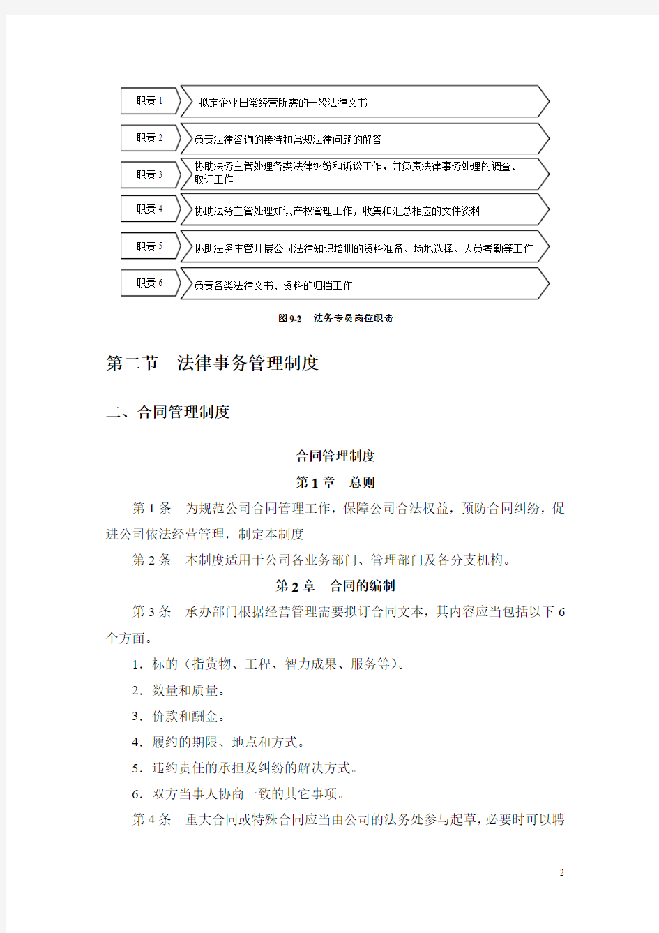 企业法律事务规范化管理工具