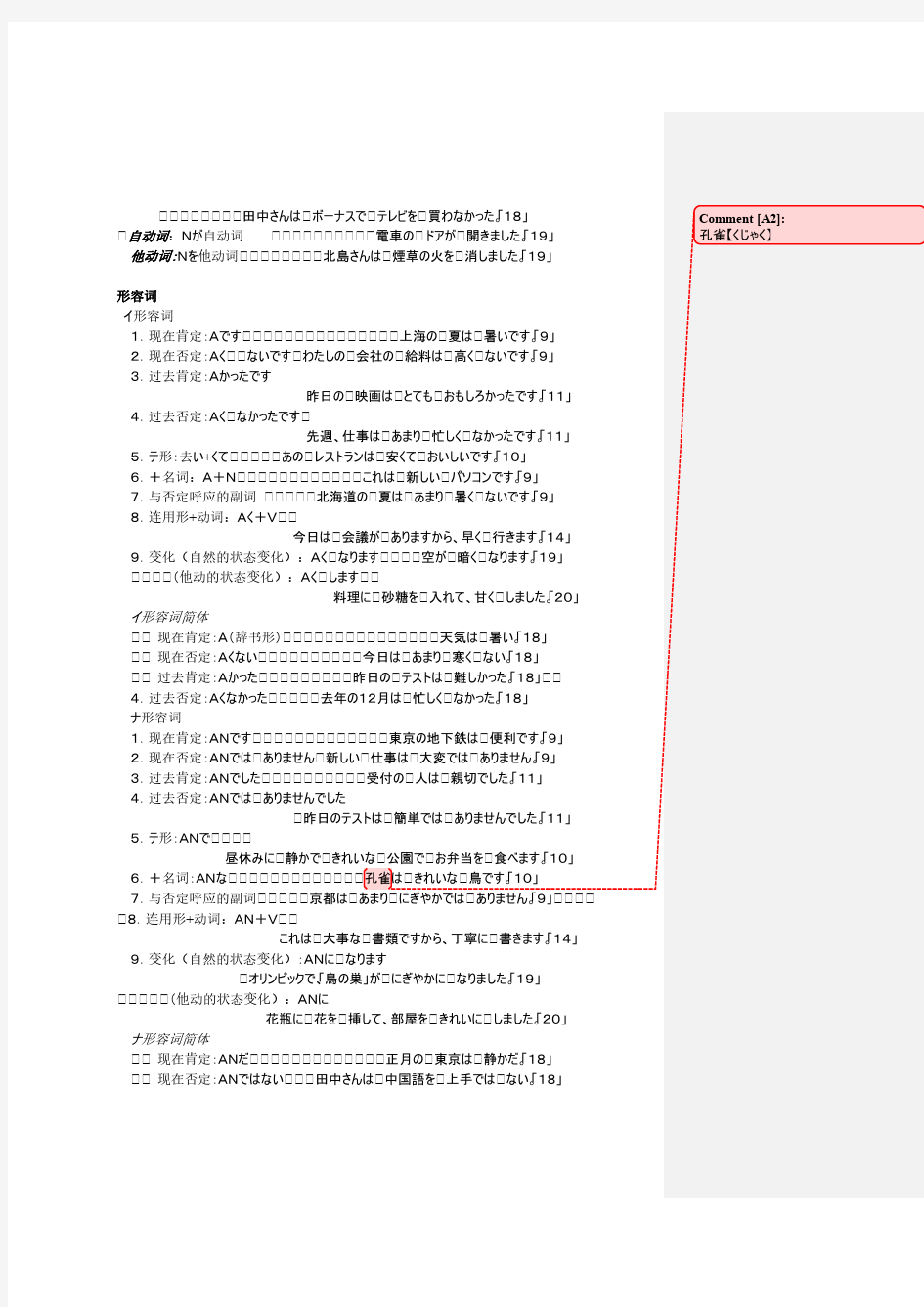 新日本语教程初级1__语法整理