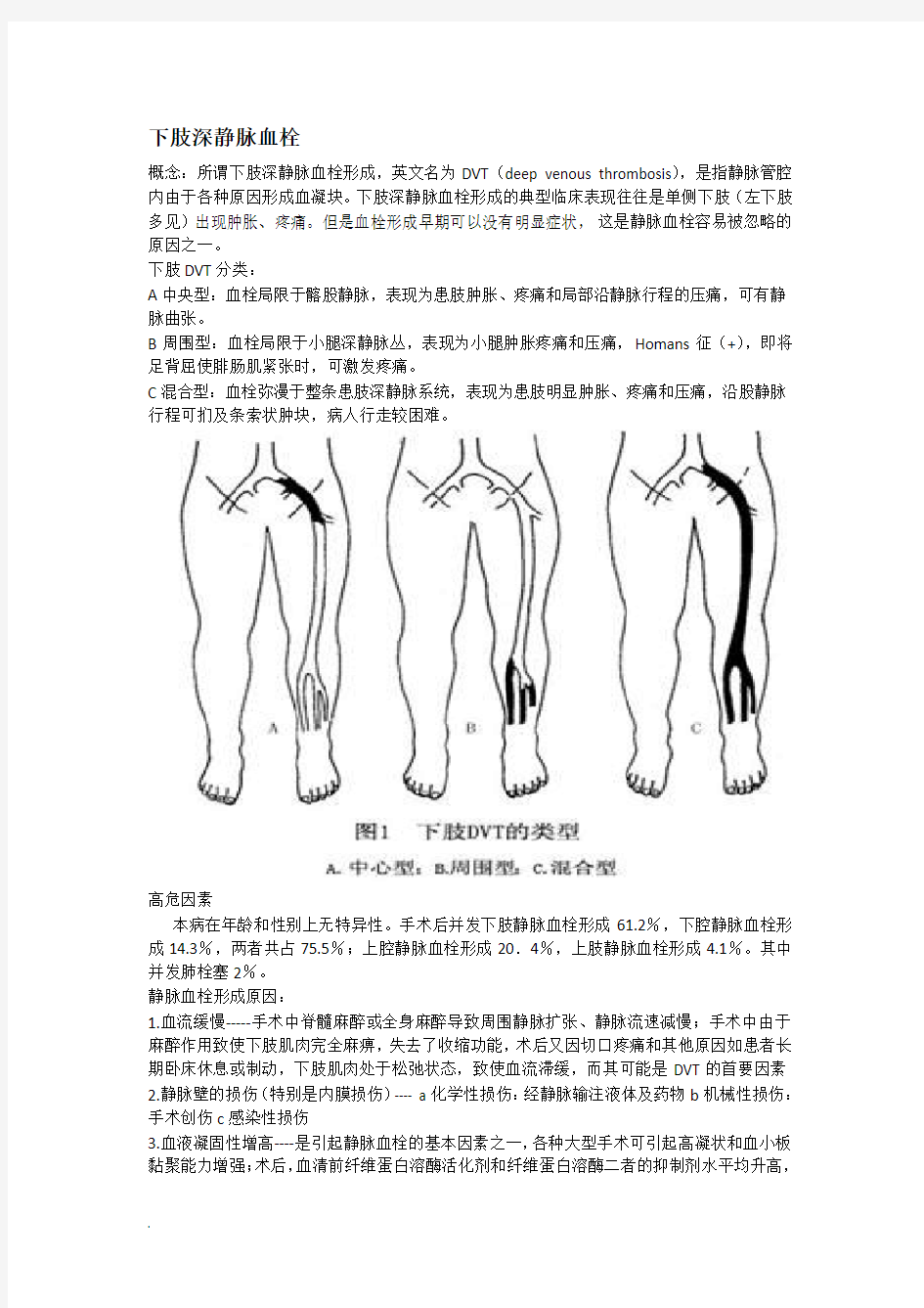 下肢深静脉血栓DVT(修订版).doc