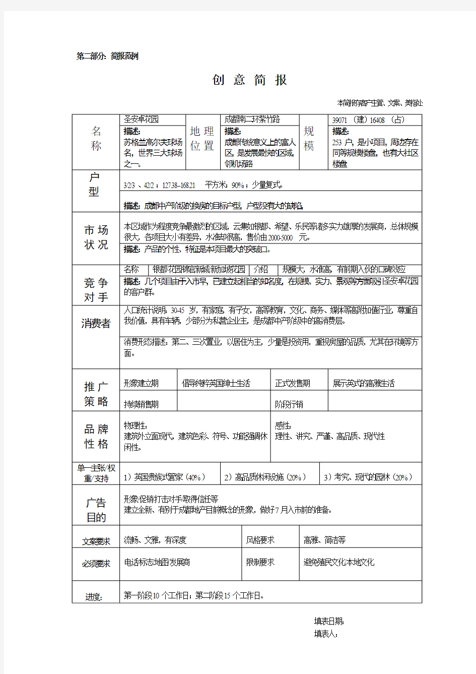 创意简报