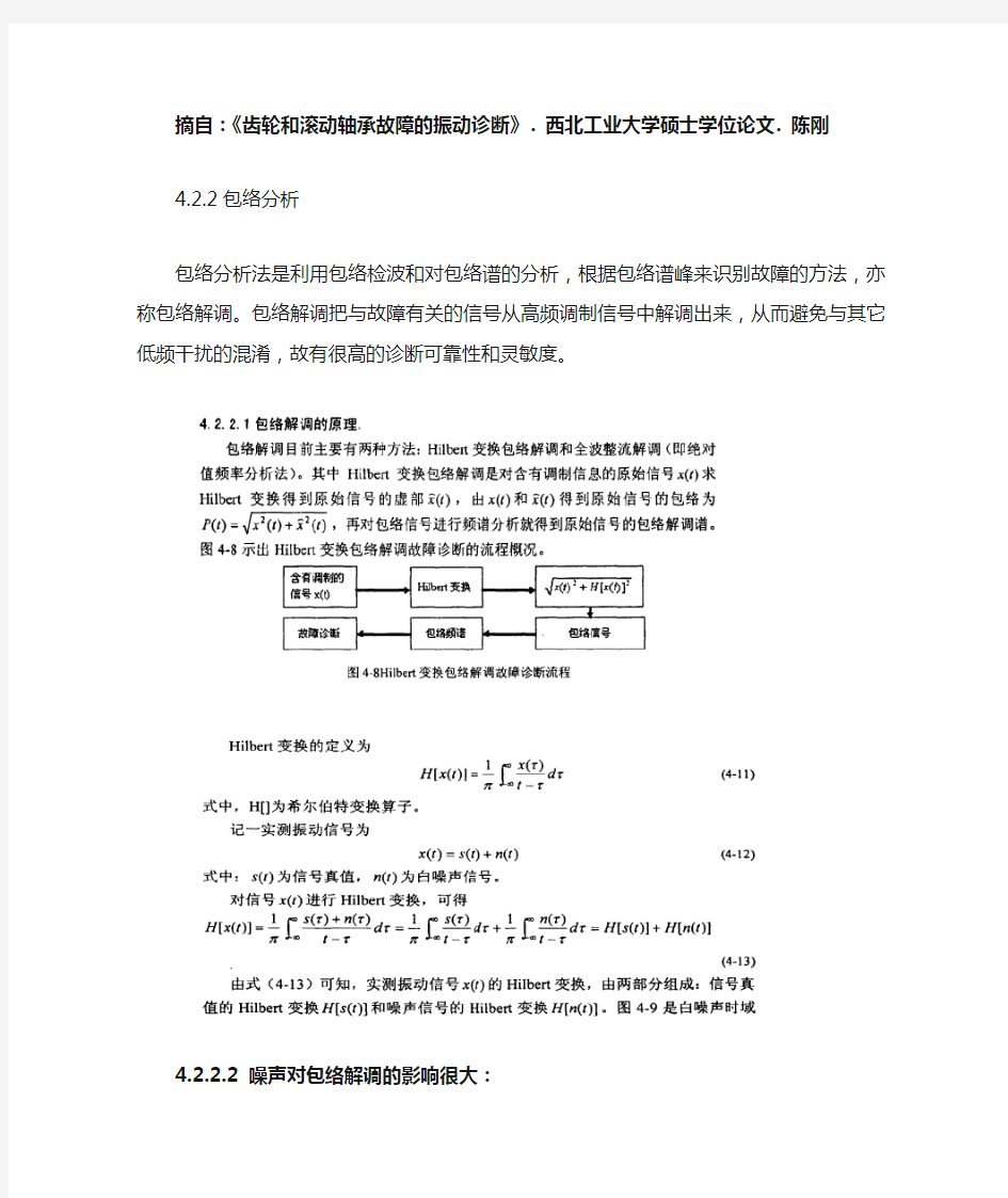 Hilbert包络解调原理及噪声影响分析