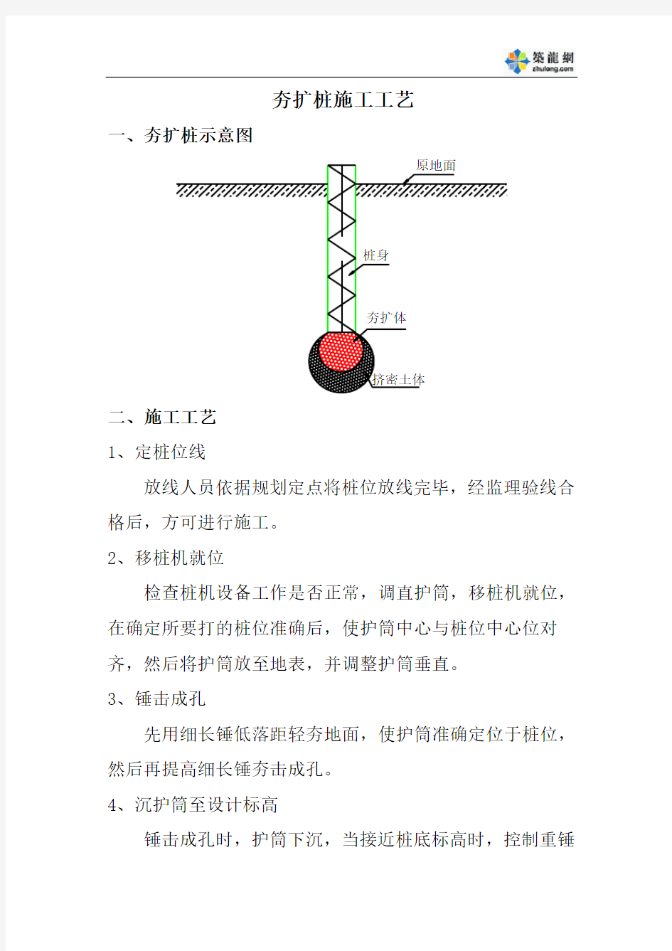 3夯扩桩施工工艺