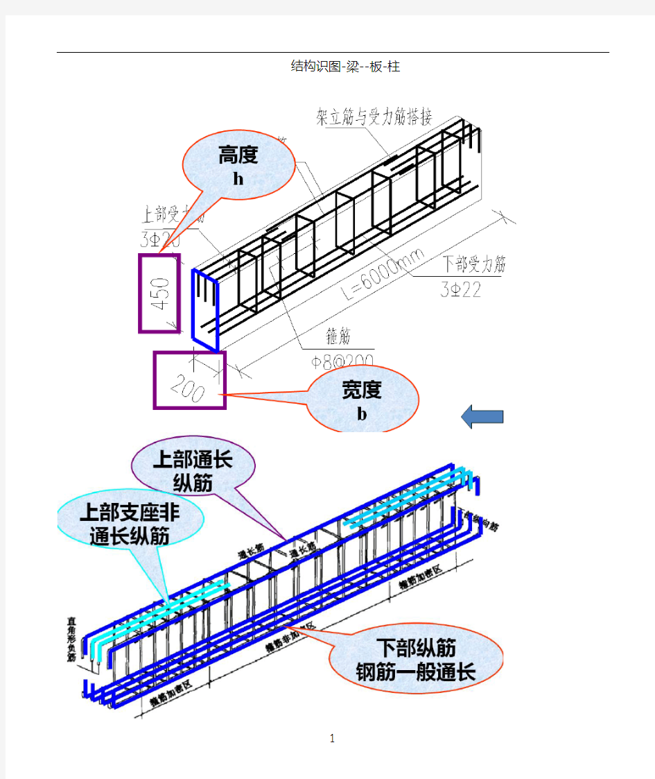 @钢筋结构识图之钢筋三维立体识图(梁、柱)