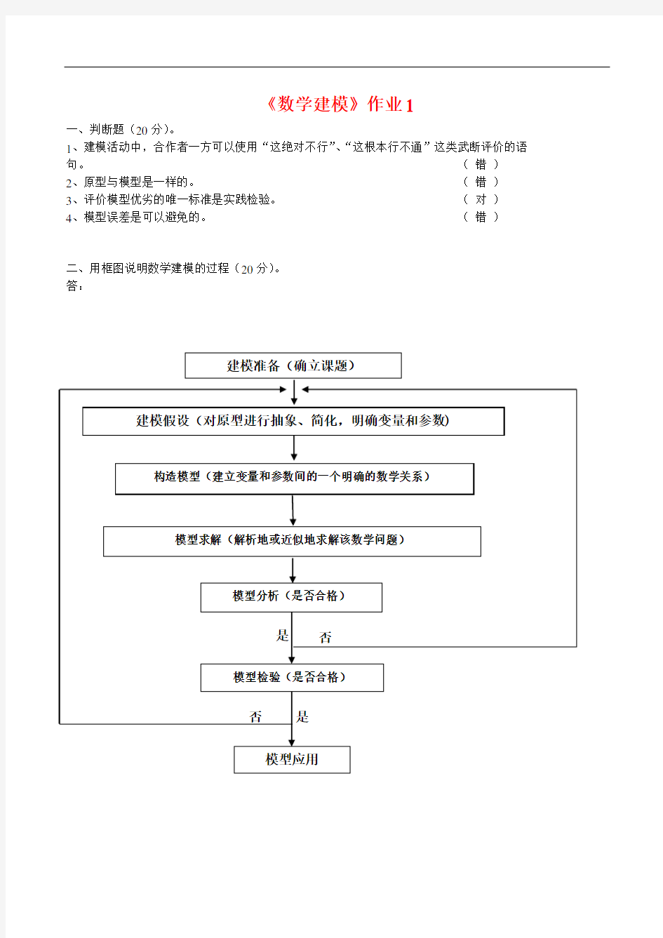 数学建模网络作业1