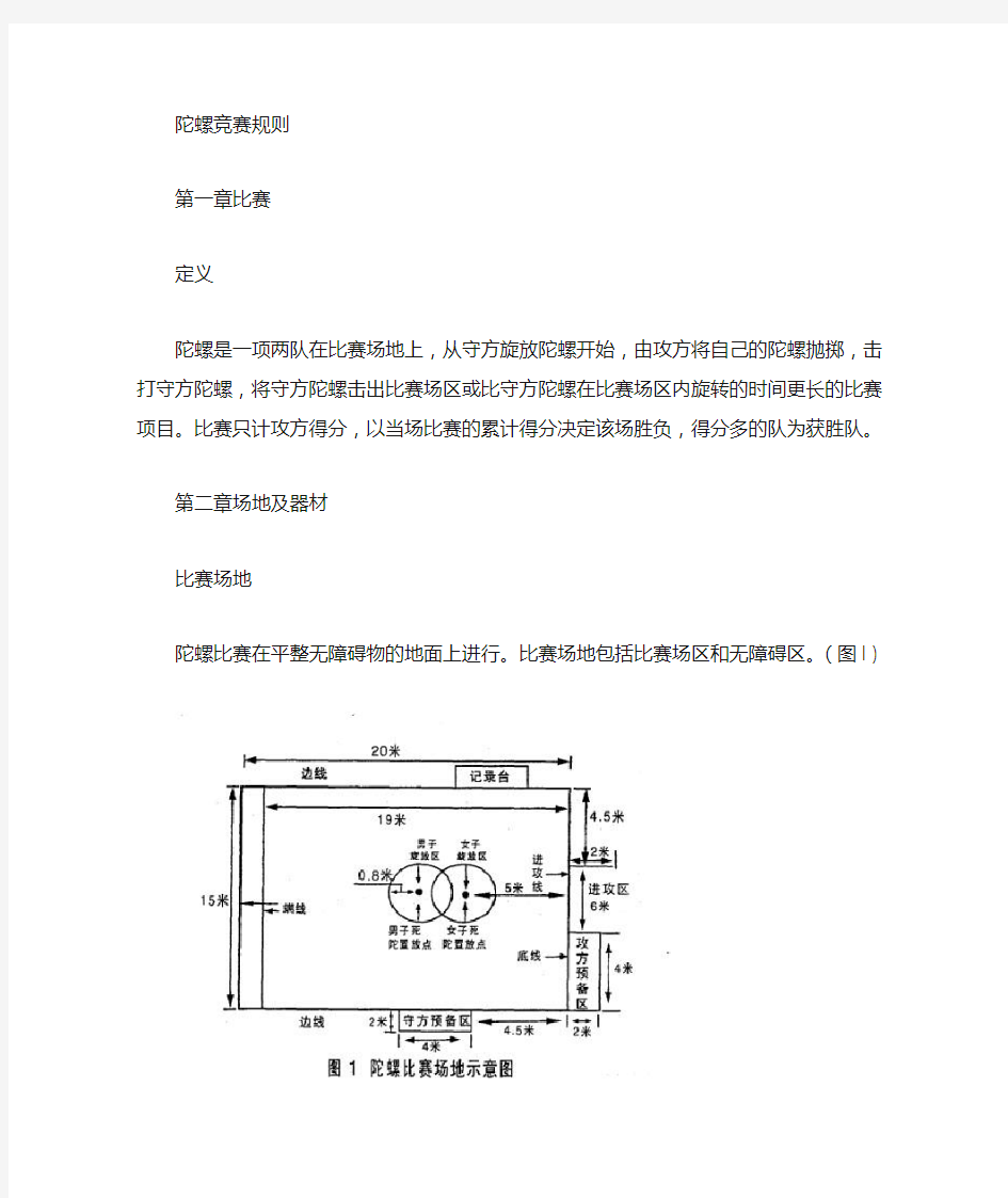 陀螺比赛规则