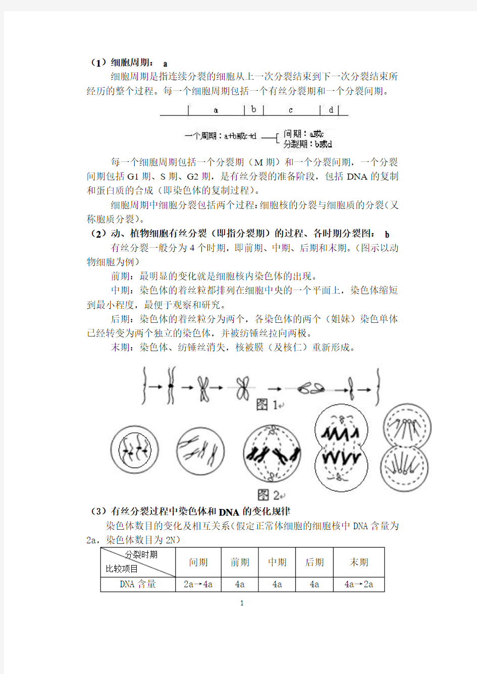 有丝和减数分裂区别