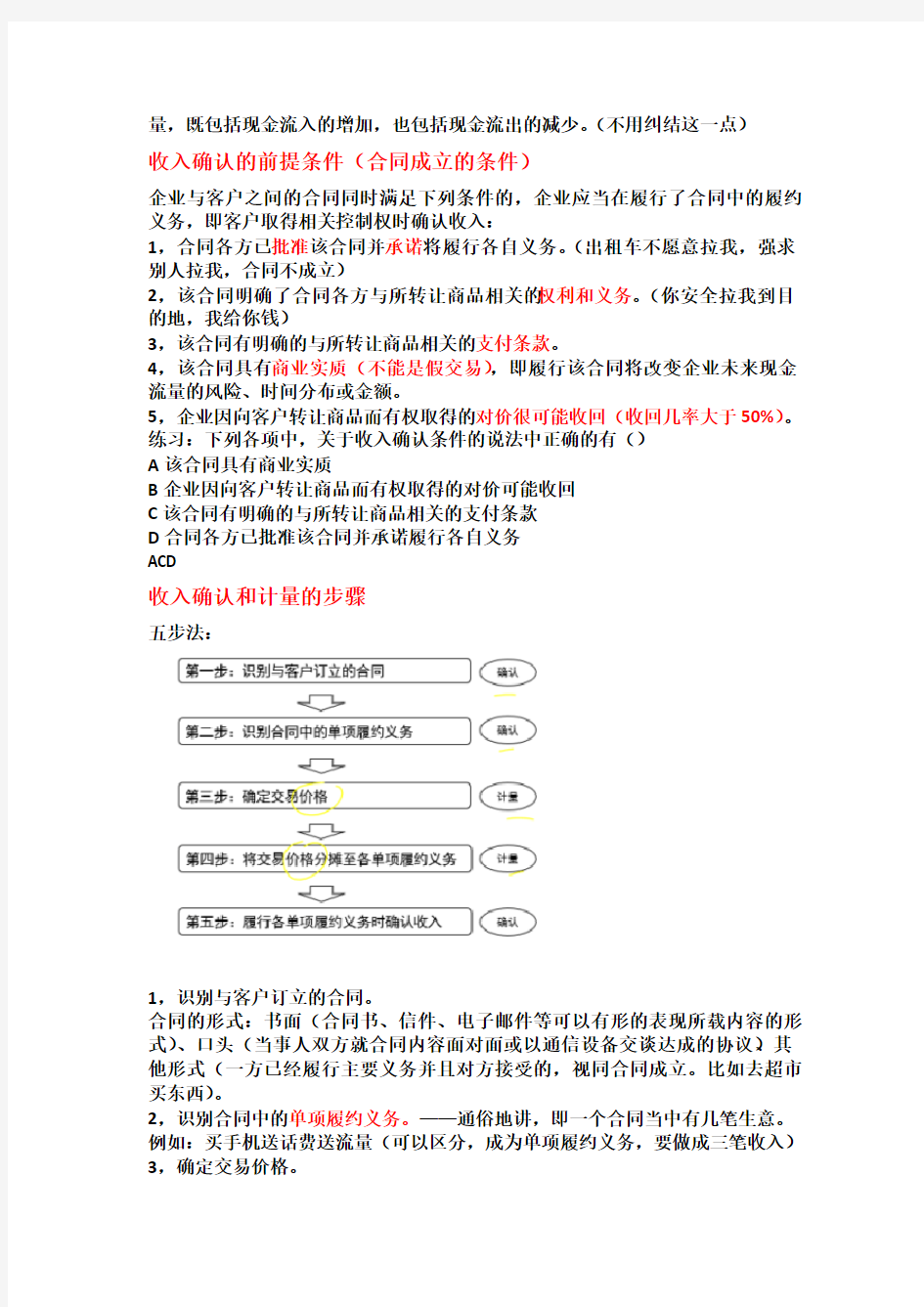 2020初级会计实务第五章知识点