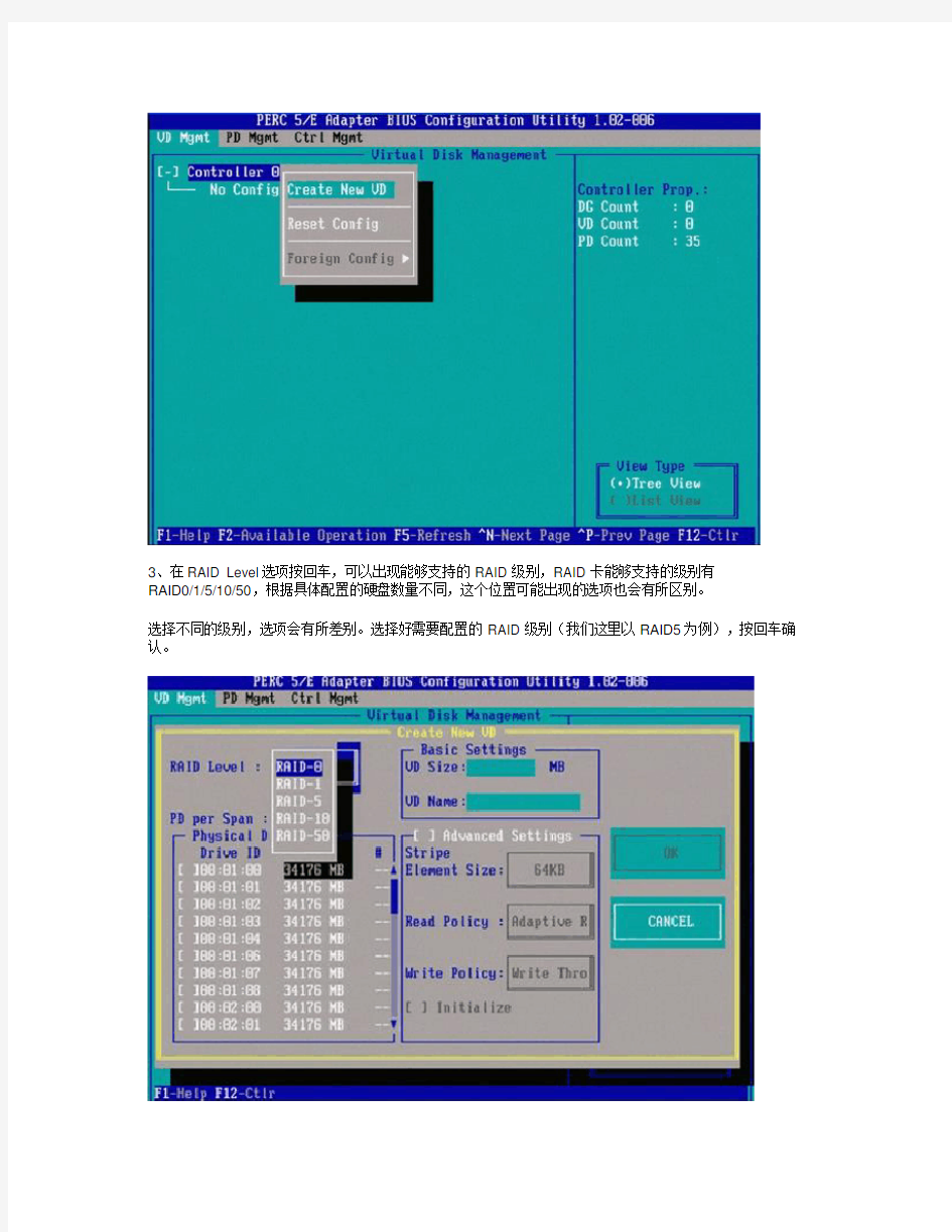 DELL服务器 RAID配置详细中文手册