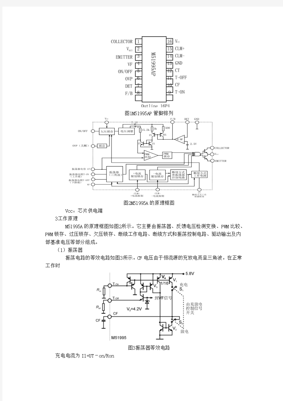 开关电源控制芯片M51995