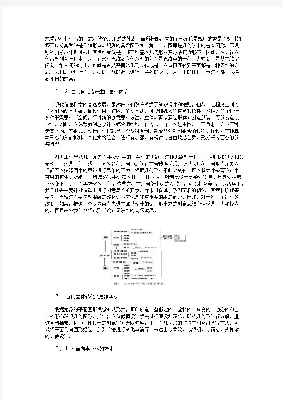 立体裁剪课程中创意思维培养模式研究