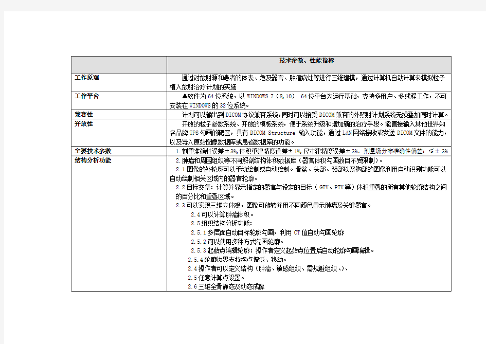 产品的技术性能、参数、质量、功能等详细描述