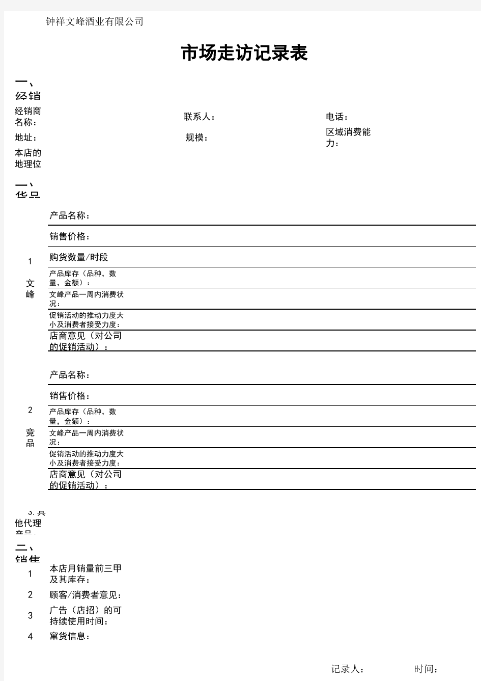 经销商考核表