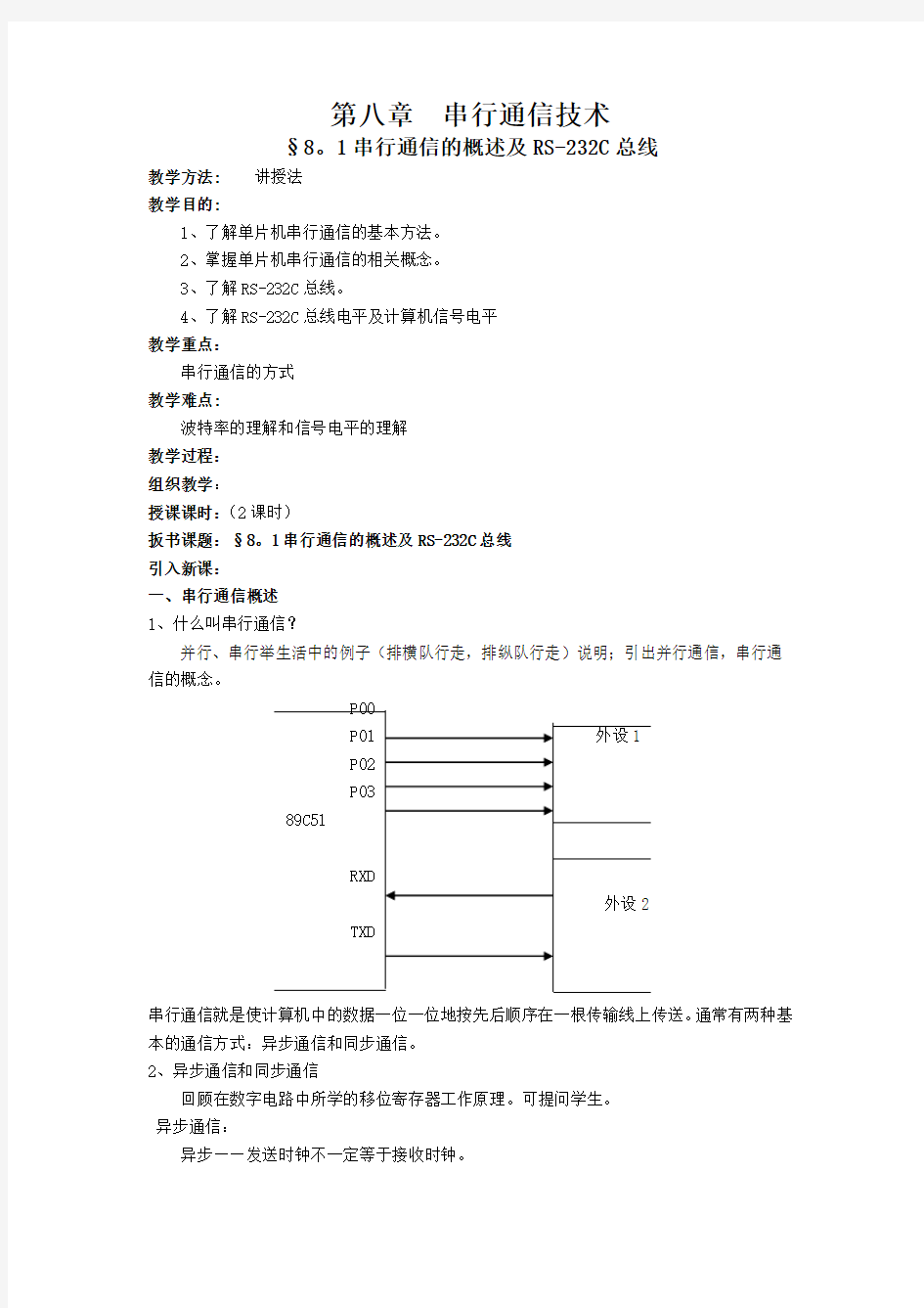 第八章串行信技术