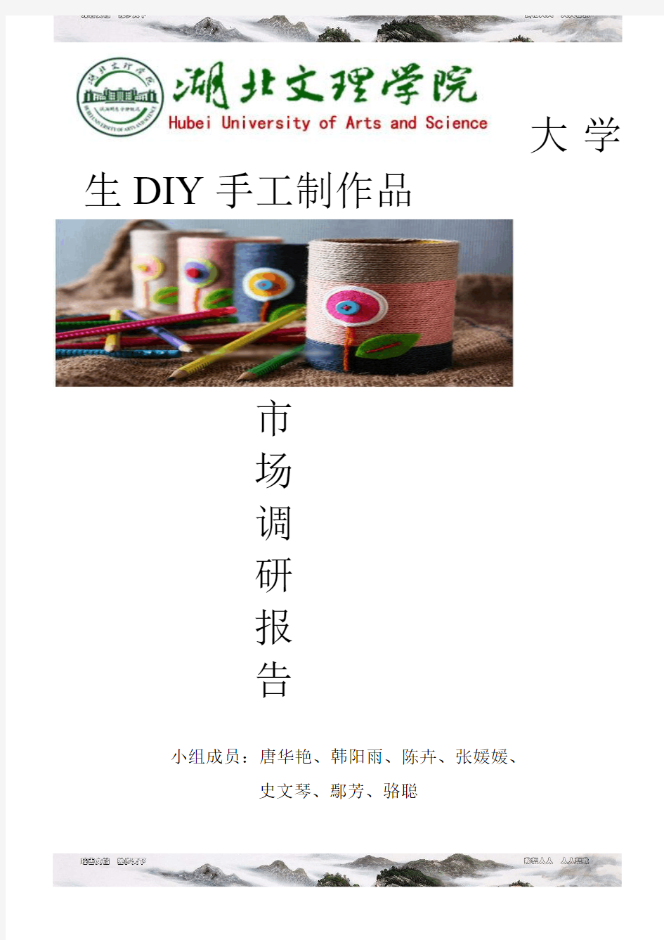 DIY市场调研报告